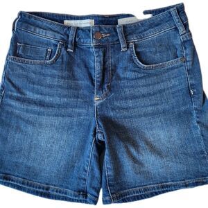 Pilcro and the Letterpress Anthropologie Denim Cuffed Shorts Womens Size 27